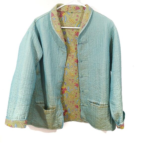 Reversible Iridescent Paisley Jacket - Picture 1 of 10